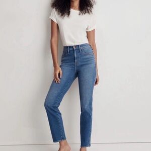 Madewell Women's High Rise Jeans in Deep Blue